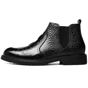 CHINT Короткие мужские ботинки челси, черные