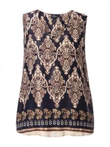 Черная блузка сверху Ulla Popken