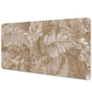 Настольный коврик золотые листья Tulup, коричневый