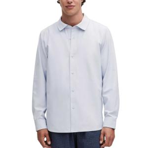 Футболка с длинным рукавом LuluLinen для мужчин Lululemon, starch синий/starch синий