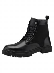 Ombre Ботинки на шнуровке 'Fobo-0174' в черном цвете