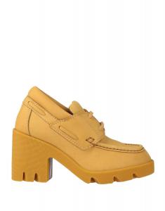 Туфли на шнуровке Burberry, горчичный