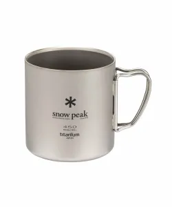 Титановая двойная кружка 450