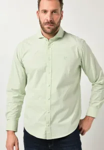 Рубашка с длинными рукавами, отложным воротником, современный деловой крой. Jp1880, Cloudy Green