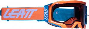 Мотоциклетные очки Leatt velocity с оправой 5.5, Neon Orange/Blue