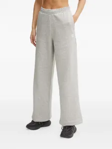 Спортивные брюки с вышитым логотипом Adidas, серый