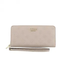 Большой кошелек Phoebe на молнии Guess, бежевый