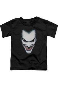 Футболка с портретом Джокера из Batman для малышей Gildan, черный