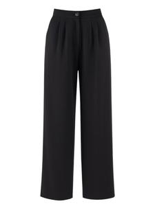 Широкие брюки со складками спереди fashionshowcase ALYA, черный