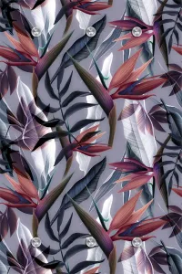 Вешалка для королевы "Растения" Queence 80х120х5 см, цвет bunt