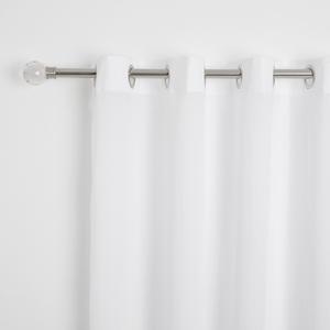 Штора с люверсами из этамина. El Corte Inglés, белый