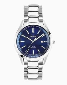 Часы на каждый день с солнечными батареями синего цвета Accurist