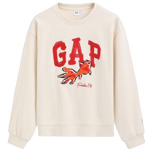 GUGONGLIANMINGKUAN свитшот женский GAP, слоновая кость