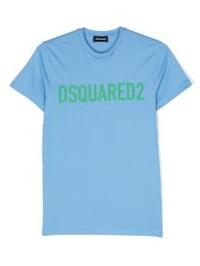 Dsquared2 футболка с логотипом, синий