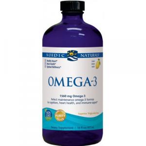 Nordic Naturals, Omega 3 1560 мг со вкусом лимона 473 мл