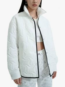 Флисовая куртка с цветочной вышивкой из гусиного пуха Bosideng, White