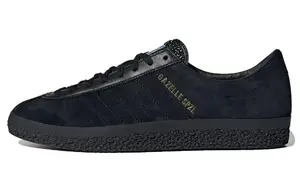 Adidas originals GAZELLE Series Обувь для скейтбординга унисекс, Black/Gold