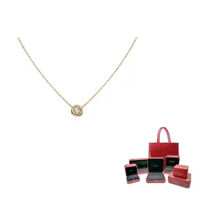 Тринити бриллиантовое колье из 18-каратного золота 2010s Cartier