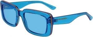 Солнцезащитные очки KARL LAGERFELD KL6101S 450 AZURE 54/19/140 (унисекс), 450 Azure