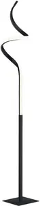 TRIO Leuchten Светодиодный торшер "Mira" Ø 20,5 см, Рост: 145 см, черно-белый