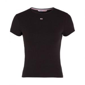 Футболка Tommy Hilfiger TJW BBY ESSENTIAL RI, черная