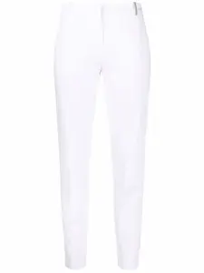 Укороченные брюки средней посадки Fabiana Filippi, белый