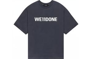 Футболка унисекс серая We11Done, серый