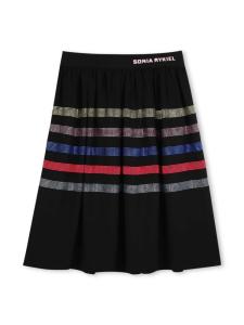 SONIA RYKIEL ENFANT юбка миди в полоску, черный