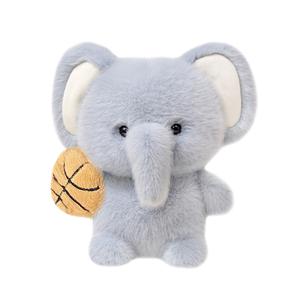 Милые и крутые баскетбольные плюшевые куклы слоники высота 16см AIZIYUO