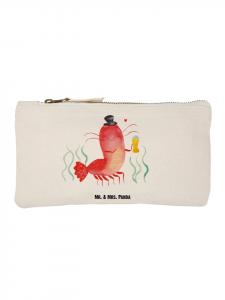 Mr. & Mrs. Panda Школьный пенал с изображением лобстера и пшеницы, без слогана, белого цвета