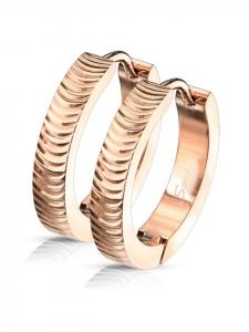 Bungsa Серьги-кольца из розового золота