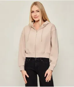 Толстовка AELIA cropped fit Guess Active, бежевый