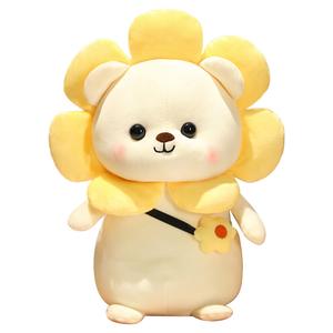 Мягкая игрушка трансформирующийся медведь, высота 30см/40см Barbne, Transform Into Sunflower