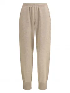 Кашемировые брюки Brunello Cucinelli, нейтральный