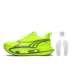 Амортизация, противоскользящее, износостойкое покрытие, увеличенная высота, высокий отскок, низкий верх Supering Beast, neon зеленый (includes full-length air cushion)