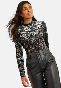 Топ Love & Roses LEOPARD, Blue