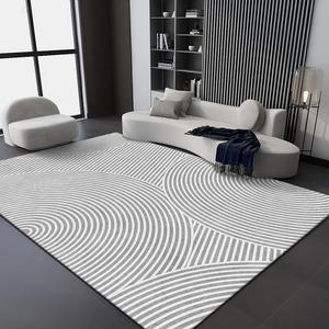 Budis Ковер 300х400 см для гостиной/спальни в японском стиле, звукоизолирующий, современный минимализм, Bo Lian 03 - Dark Color