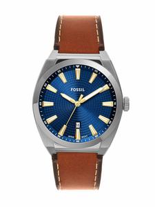 Мужские аналоговые часы Fossil с кожаным ремешком FS6115