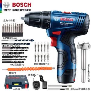 Перезаряжаемая электрическая дрель Bosch, пистолетная дрель, литиевая электрическая дрель, ручная электрическая дрель, аккумуляторная дрель, бытовая электрическая отвертка, машина