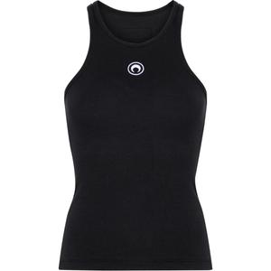 Топ с вышивкой Moon Marine Serre, черный