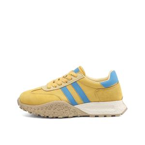 Легкие низкие повседневные туфли, увеличивающие рост, для женщин BOERDIQI, Yellow