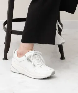 Кроссовки на каблуке с молнией