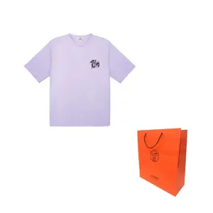 HERMES Футболка SS23 мужская фиолетовая