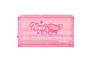 POP MART Interlocking Display Case Pink Model Accessories