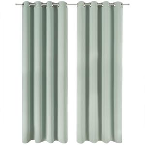 Затемняющие шторы Blumtal, 140x145 см, зеленый