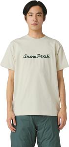 Футболка с коротким рукавом Snow Peak TS-25AU003 (мужская/женская), слоновая кость