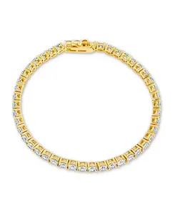 Теннисный браслет Jadon из кубического циркония Sterling Forever, gold