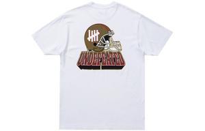 UNDEFEATED Футболка мужская с коротким рукавом и круглым вырезом, приталенная, прямая посадка, белая