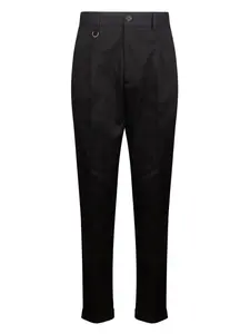 Брюки со складками Paolo Pecora, черный