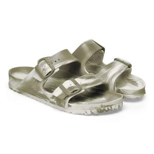Сандалии мужские Birkenstock Arizona EVA 1028804, темно-зеленые, без застежек, GAL1228 Birkenstock, зеленый